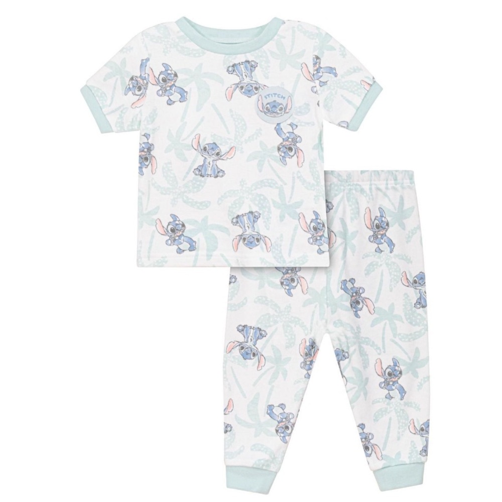 NWT 0/3 months  Disney Baby Stitch Pajamas Set